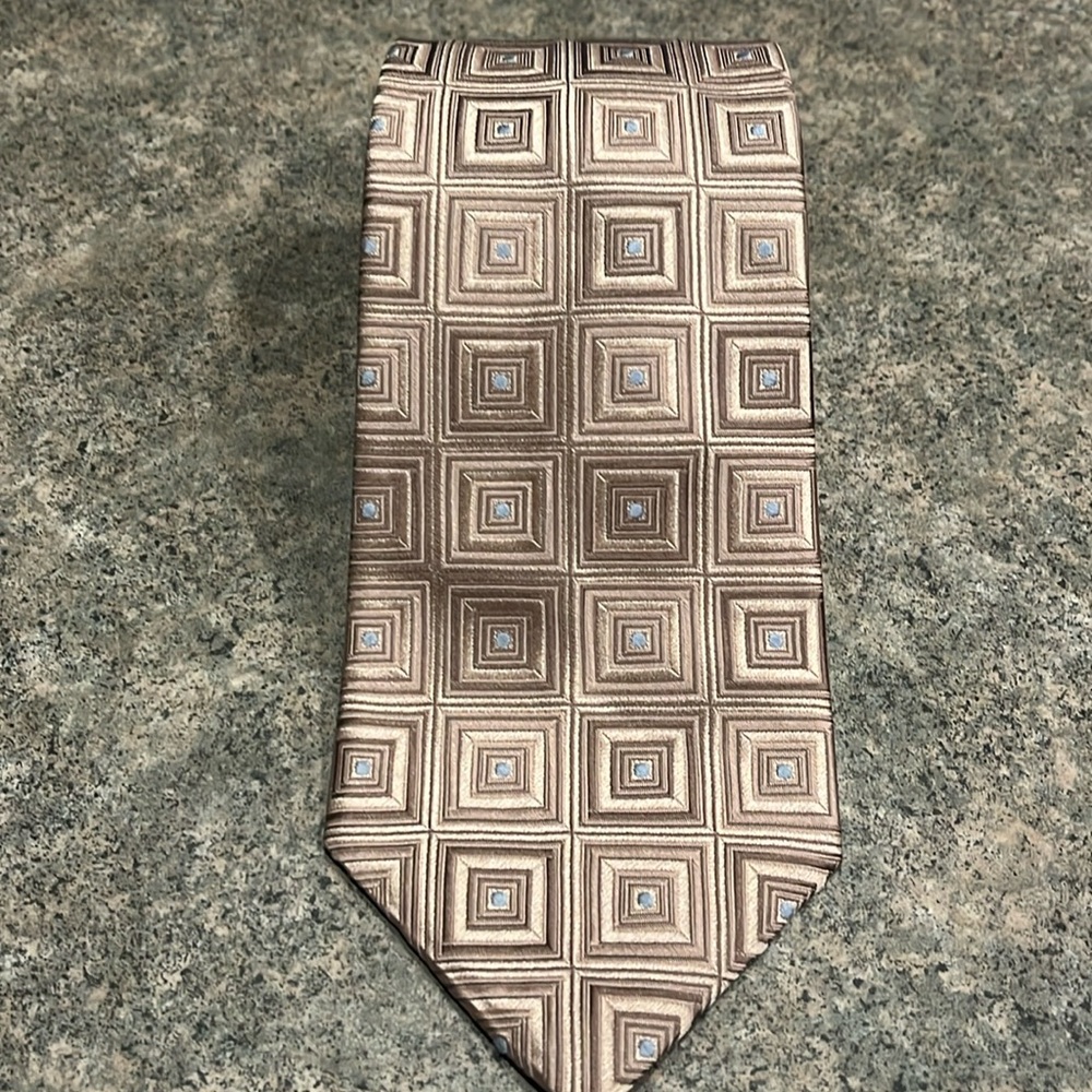 Joseph Abboud tie Metallic bright copper color